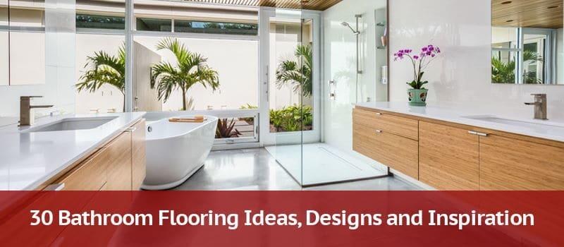 30 Bathroom Flooring Ideas Designs And, Small Bathroom Floor Tile Ideas 2021