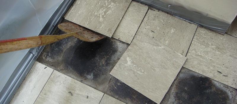 removing asbestos floor tiles