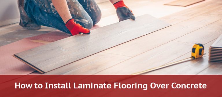 How to Install Laminate Flooring Over Concrete 2020 Home