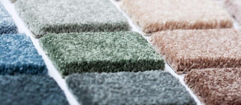 carpet samples close up