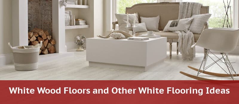 white wood flooring