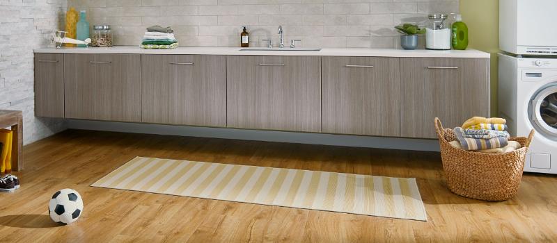 pergo outlast flooring in modern kitchen