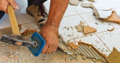 removing tiles from concrete subfloor