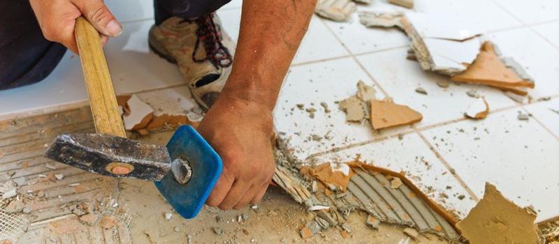 Remove Tile From A Concrete Floor, Removing Ceramic Floor Tile