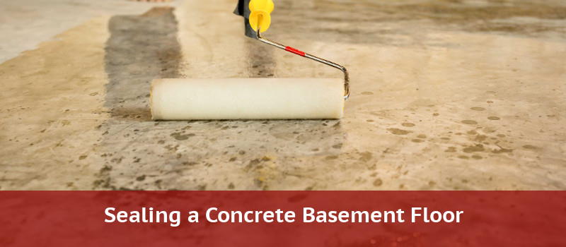 basement sealer for a concrete floor