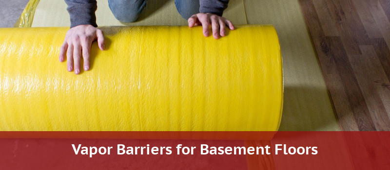 Vapor Barrier For A Basement Floor, How To Install Vapor Barrier Under Laminate Flooring