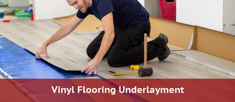 Installing vinyl floor underlayment
