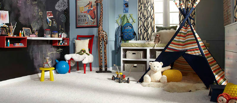 cream carpet in kid's bedroom