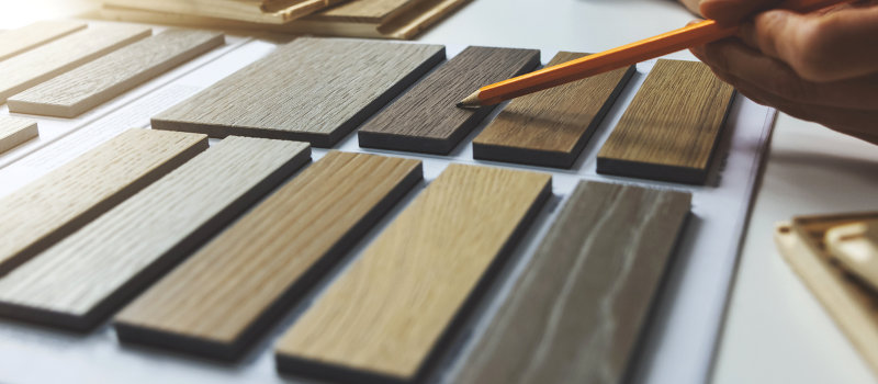 samples of hardwood flooring