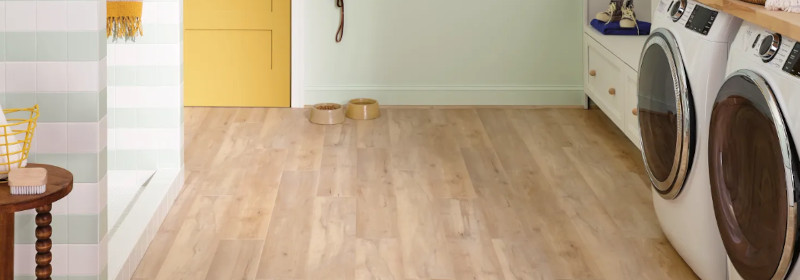 Coretec Brookfield Maple wood look vinyl flooring